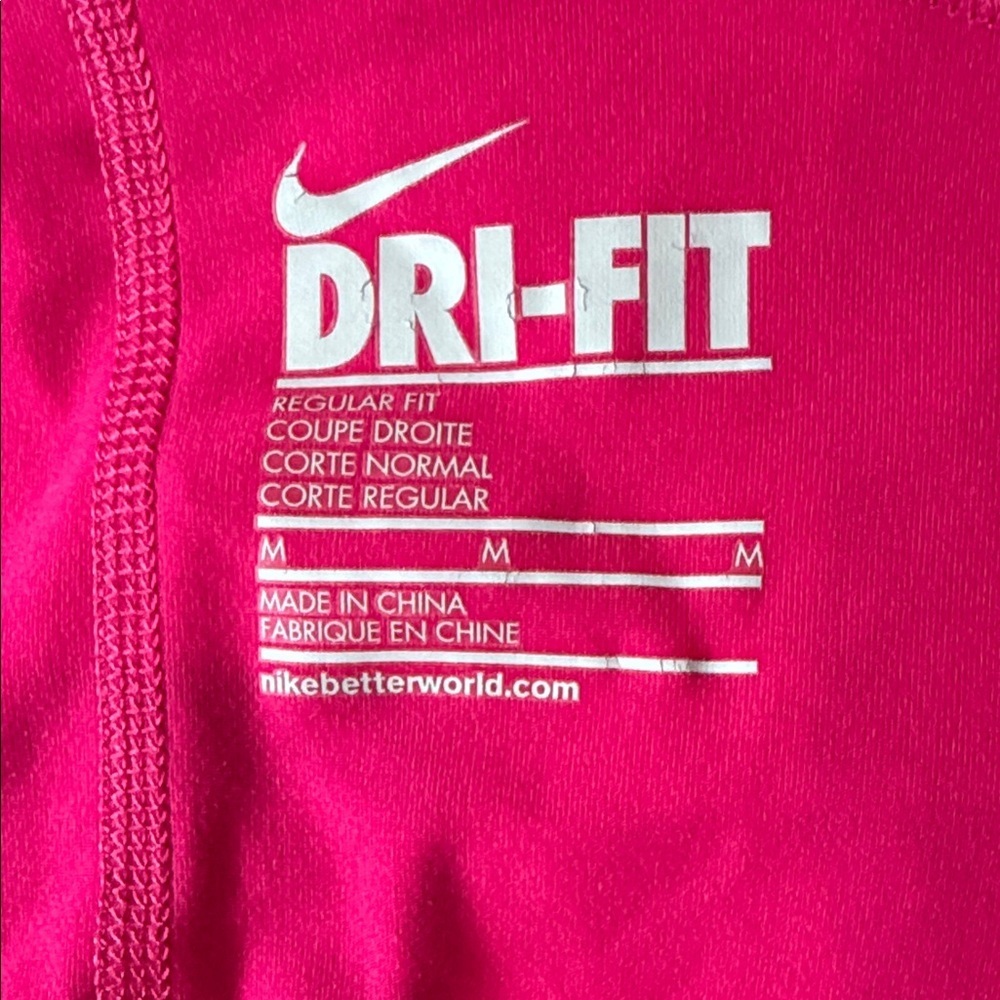 Nike Women's Racerback Tank Top - Fuchsia - Picture 4 of 4